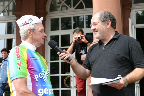 Willi Altig im Gespräch mit Eberhard Dittus in Neustadt
(c) Timo Deiner