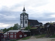 Stadtansicht mit Feuerglocke