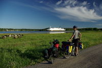 Abend an der Küste bei Turku